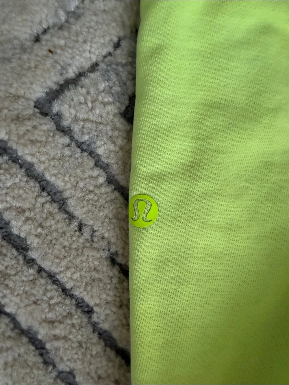 lululemon athletica Neon Yellow Drawstring Joggers